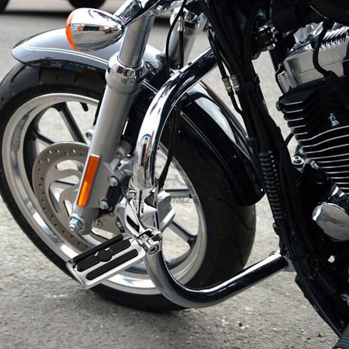 Chrom motorrad fussraste - chrom,